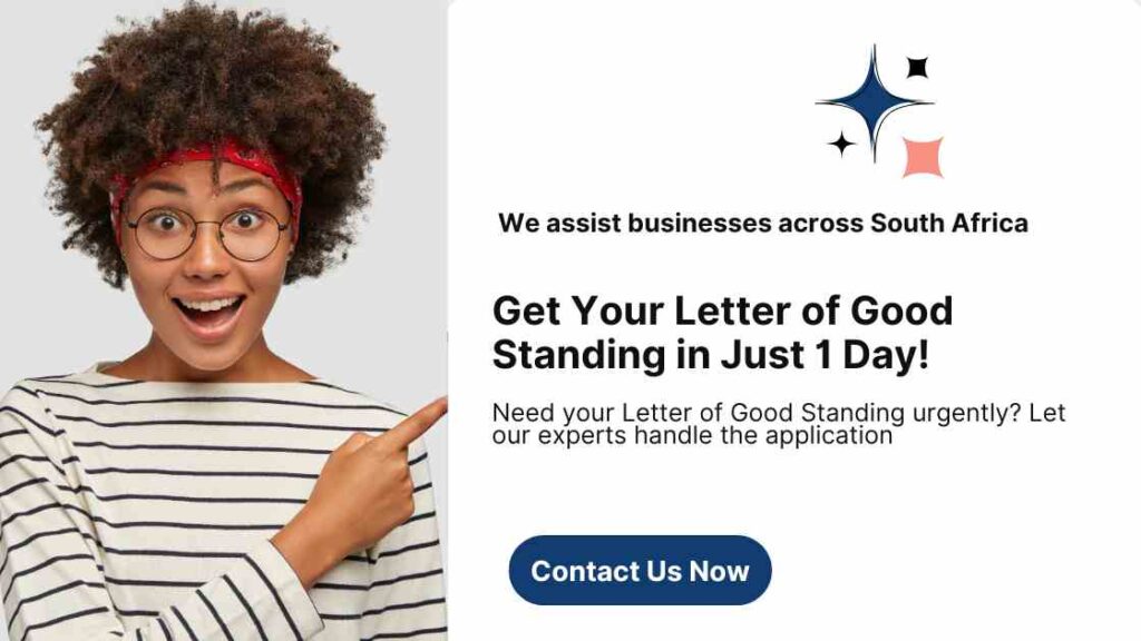 Letter of Good Standing